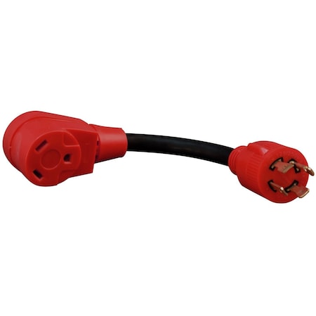 Valterra GEN30AMP 4P TO 30AMP ADAPTER CORD, 12IN, CARDED A10-G30430VP